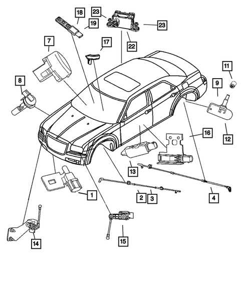 2006 dodge charger parts diagram