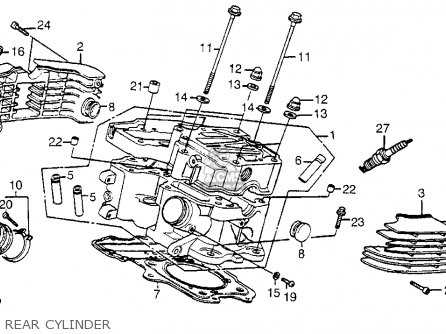 honda shadow parts diagram