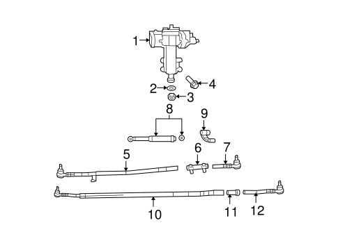 jeep yj steering parts diagram