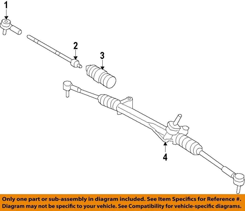 rack and pinion parts diagram