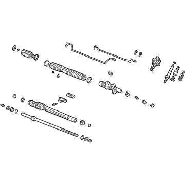 rack and pinion parts diagram