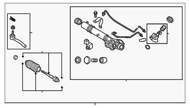 rack and pinion parts diagram