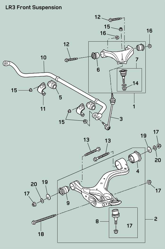 range rover parts diagram