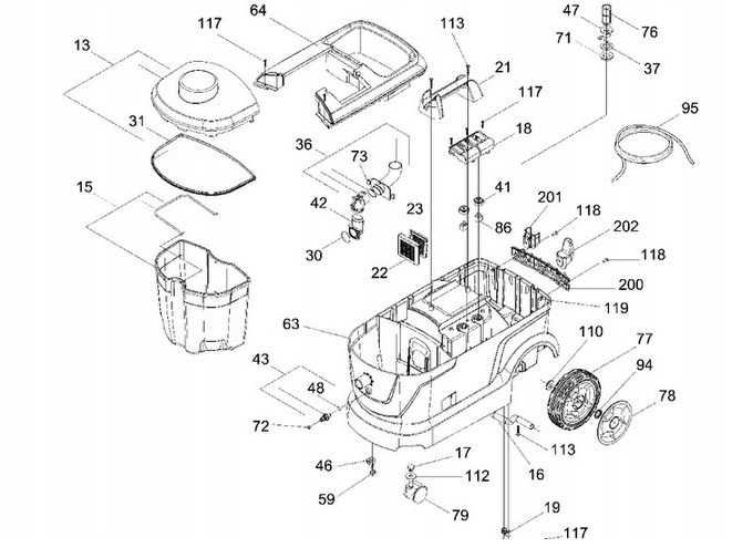 karcher puzzi 100 parts diagram