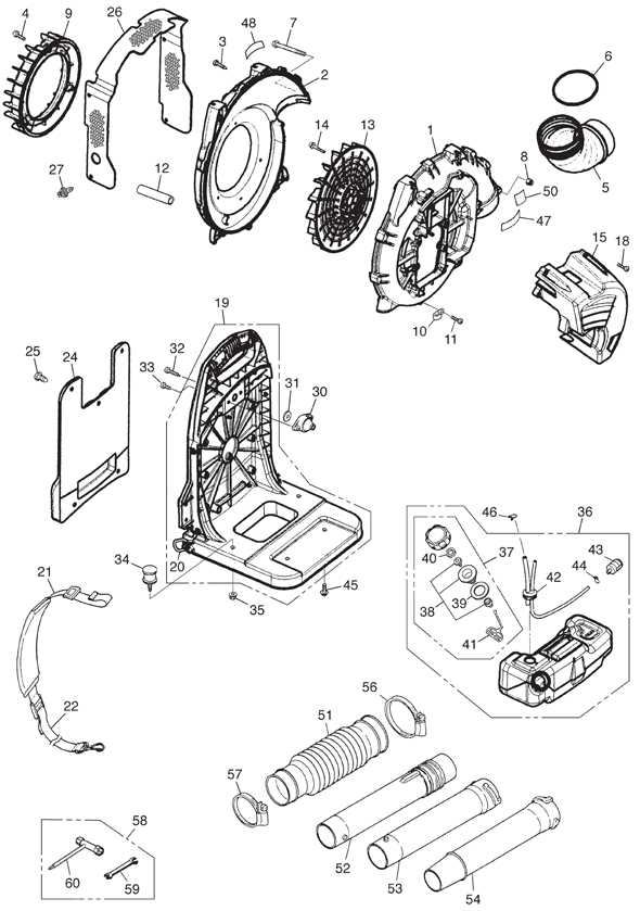 redmax blower parts diagram