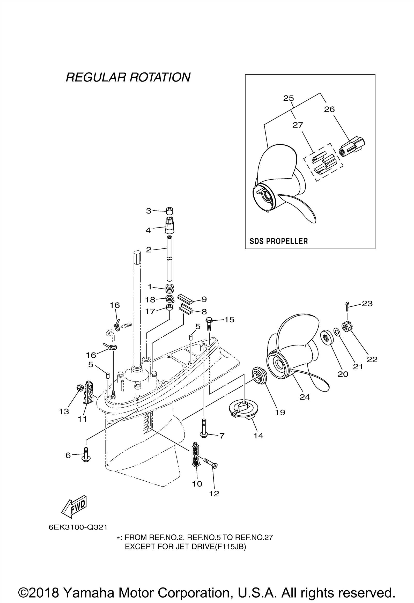 yamaha 115 parts diagram