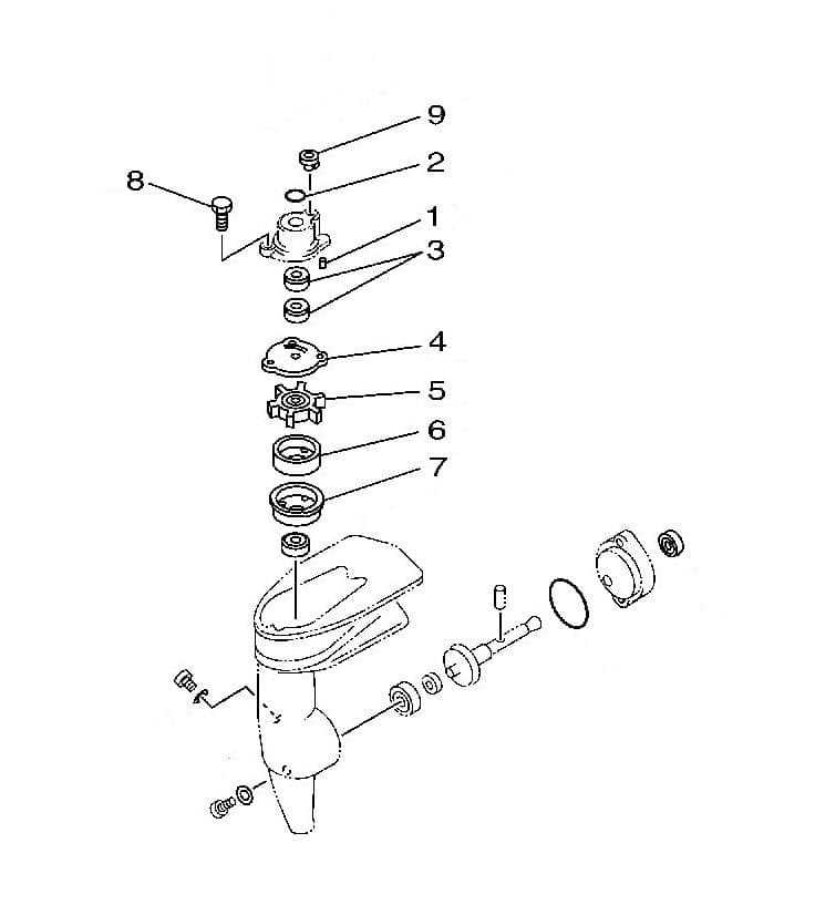 yamaha 9.9 4 stroke parts diagram