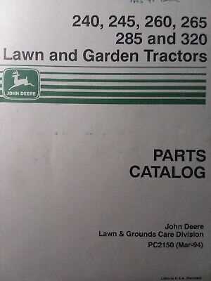 john deere 245 parts diagram