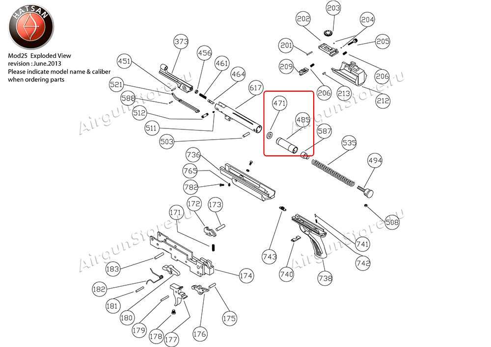 rossi rs22 parts diagram