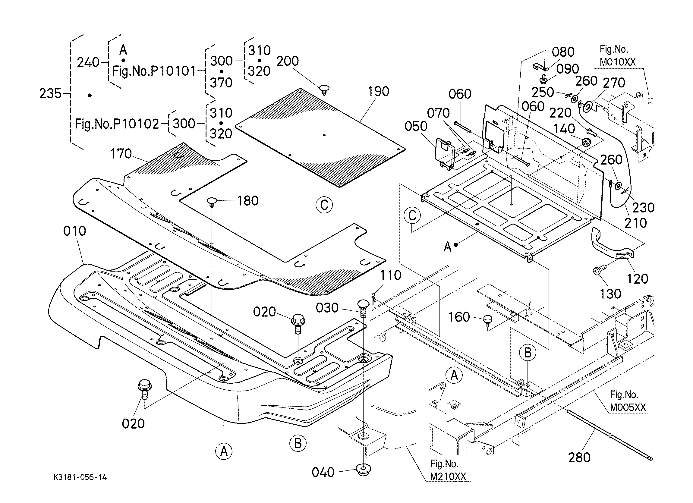 kubota zd331 deck parts diagram