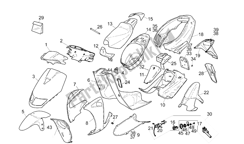 aprilia sr 50 parts diagram