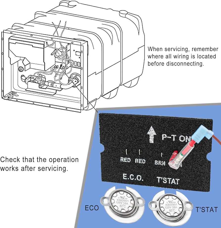 rv water heater parts diagram