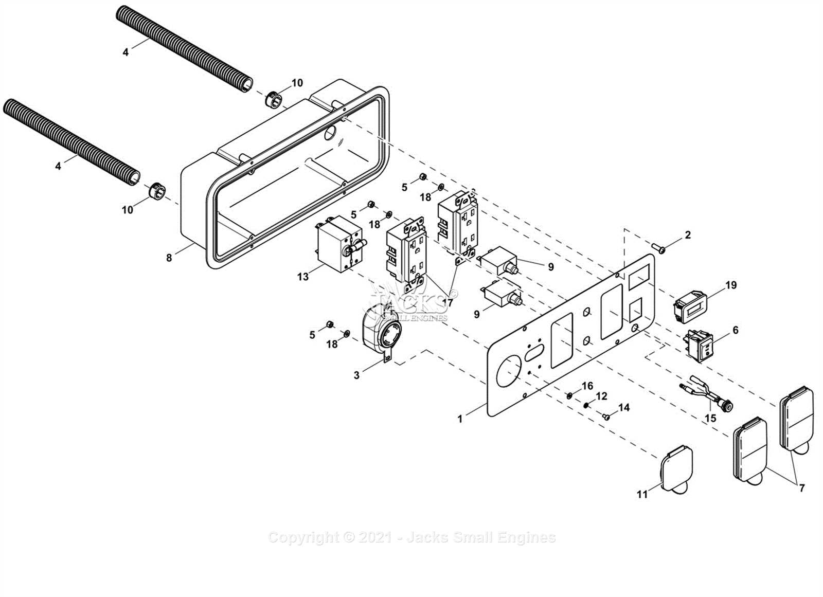 generac gp8000e parts diagram