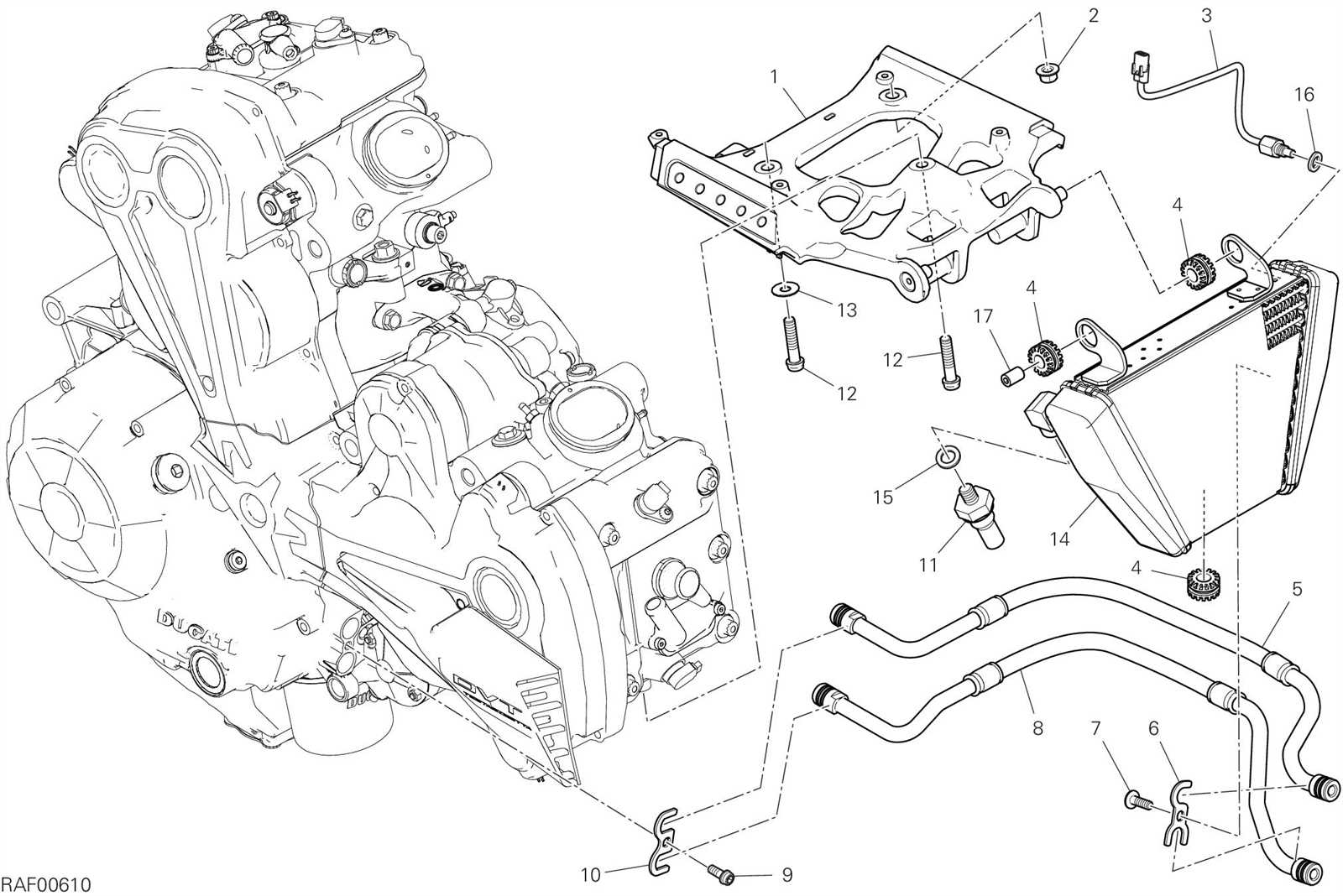 ducati diavel parts diagram