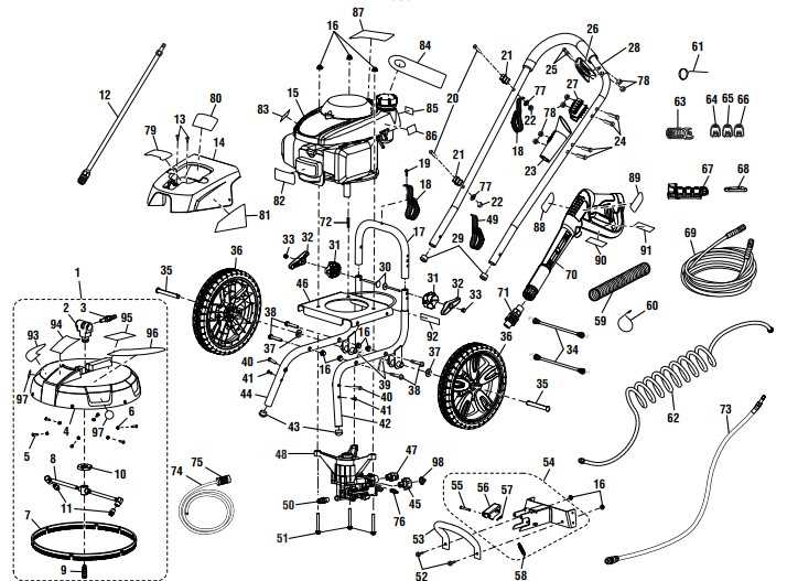 ryobi 2700 psi pressure washer parts diagram