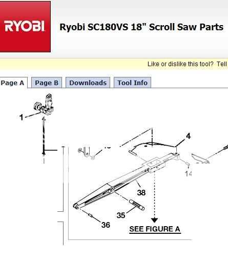 ryobi scroll saw parts diagram