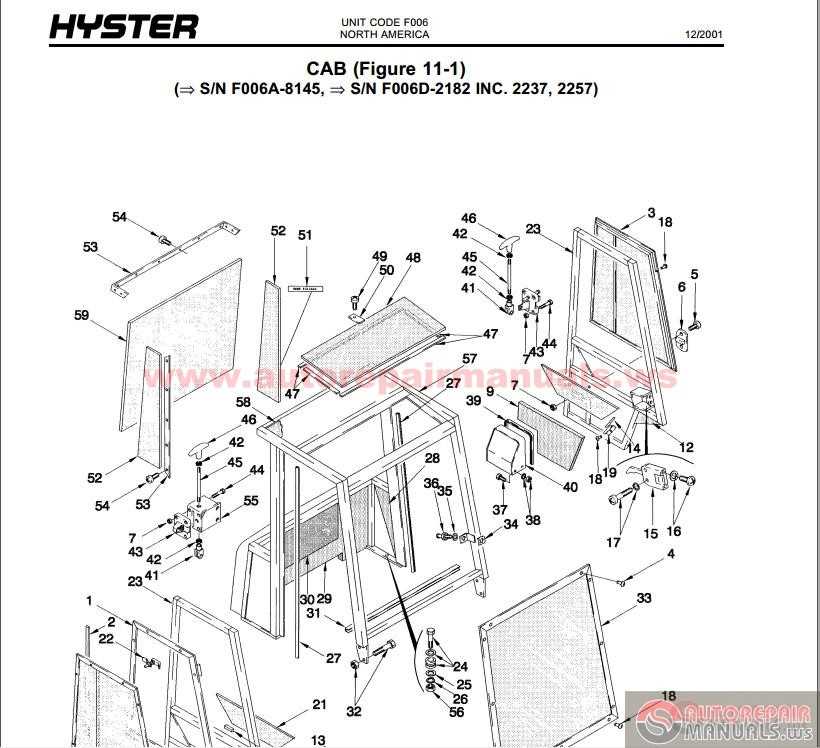 manual pdf hyster forklift parts diagram