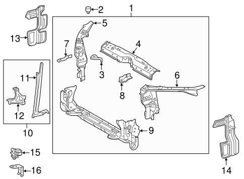 2016 toyota corolla parts diagram