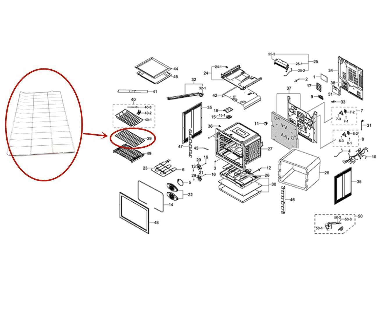 samsung ne59m4320ss parts diagram