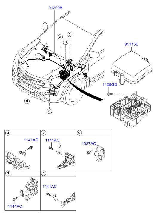 santa fe parts diagram