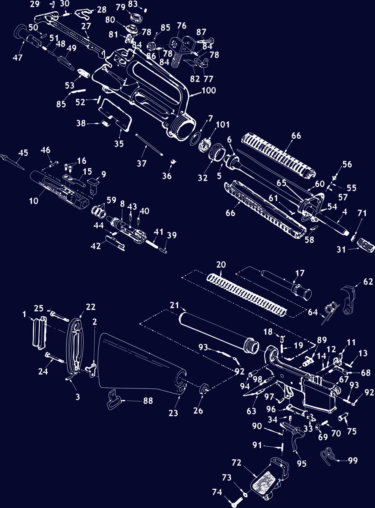 savage 340 parts diagram