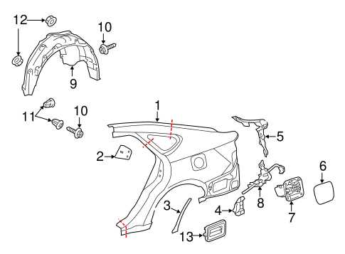 toyota avalon parts diagram