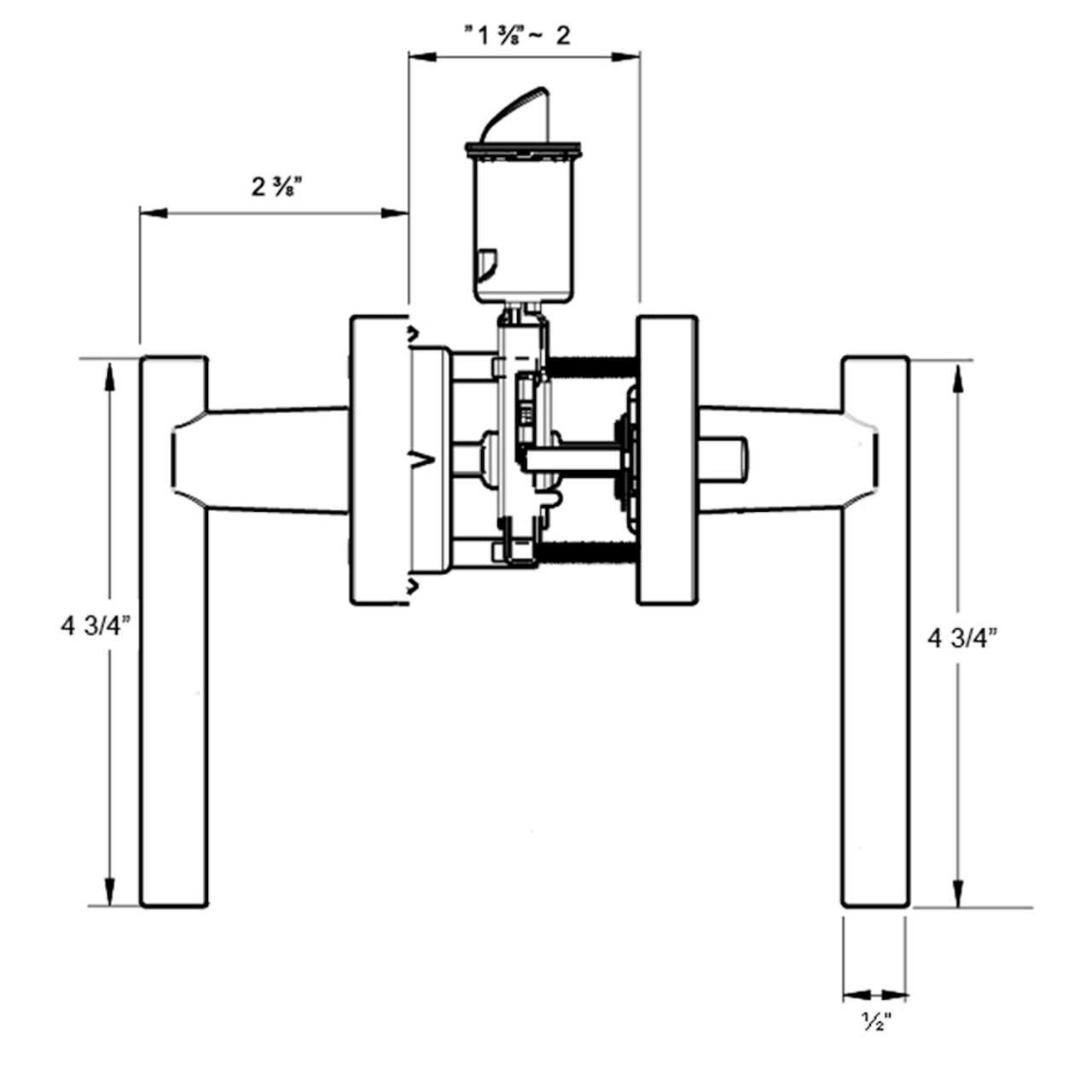 schlage door knob parts diagram