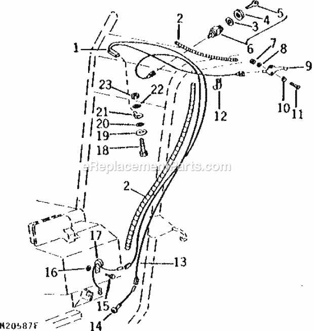 john deere 1332dde parts diagram
