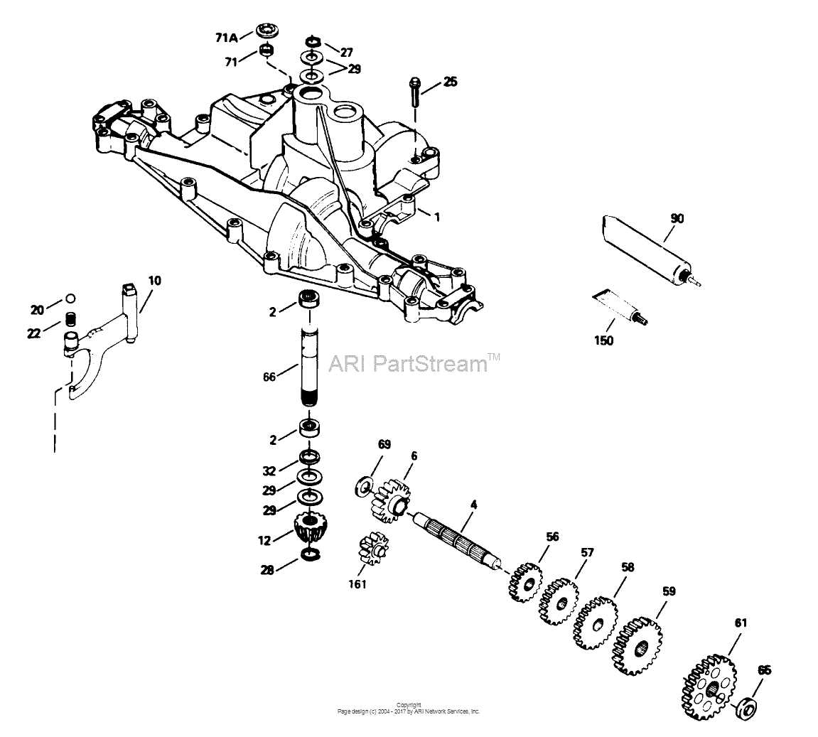 john deere stx38 yellow deck parts diagram