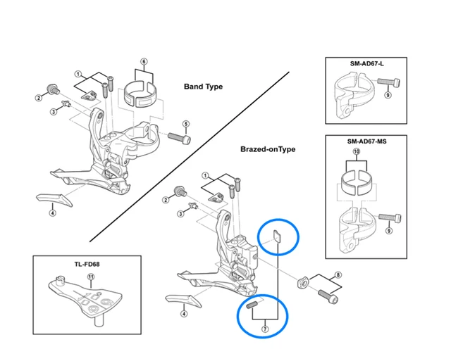 shimano 105 parts diagram