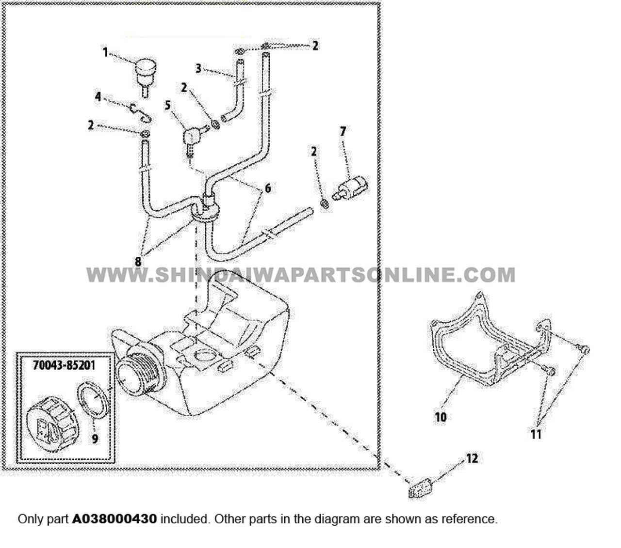 shindaiwa hedge trimmer parts diagram