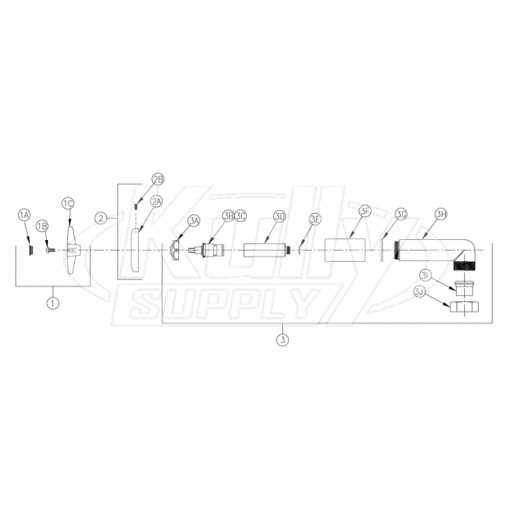 shower valve parts diagram