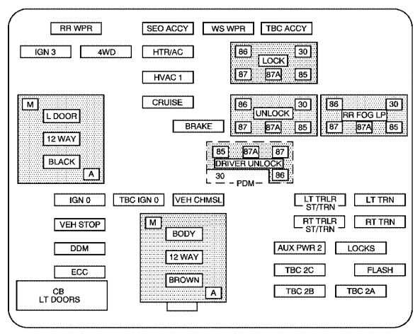 2005 gmc yukon parts diagram