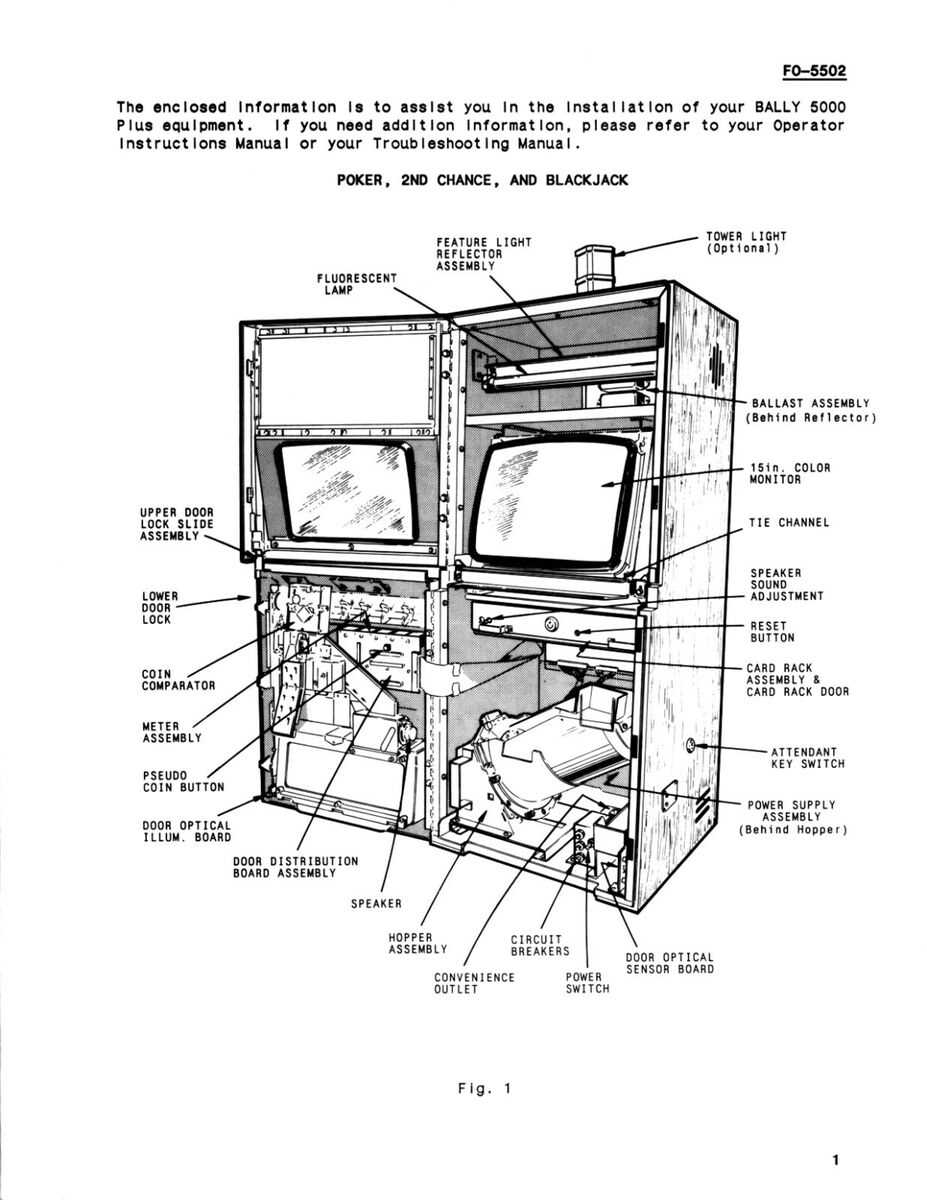 slot machine parts diagram