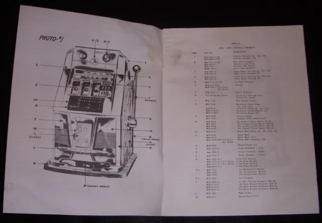 slot machine parts diagram