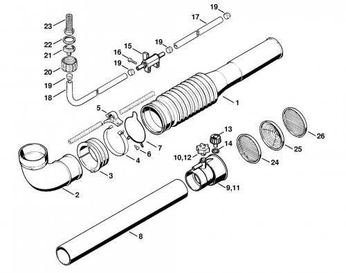 stihl sr200 parts diagram