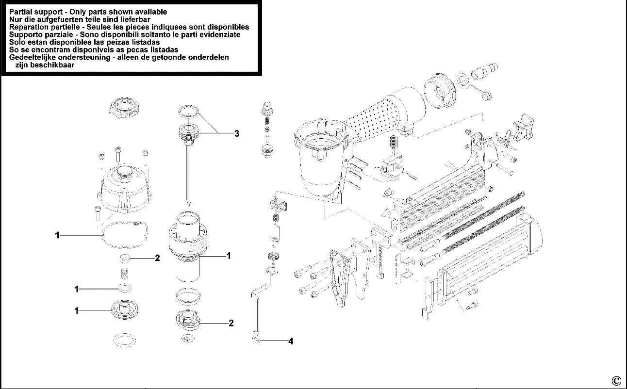 paslode framing gun parts diagram