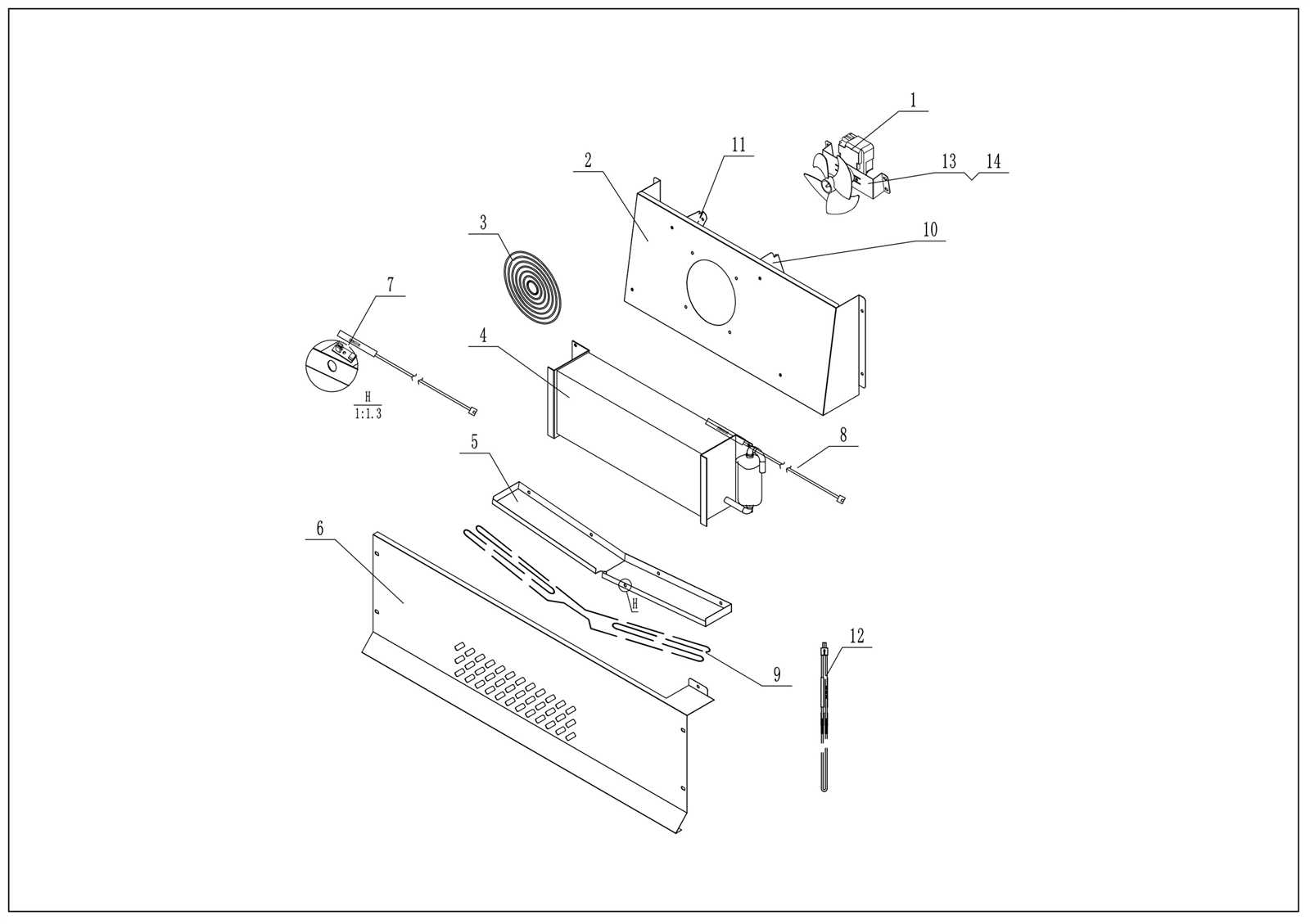 frigidaire parts diagram