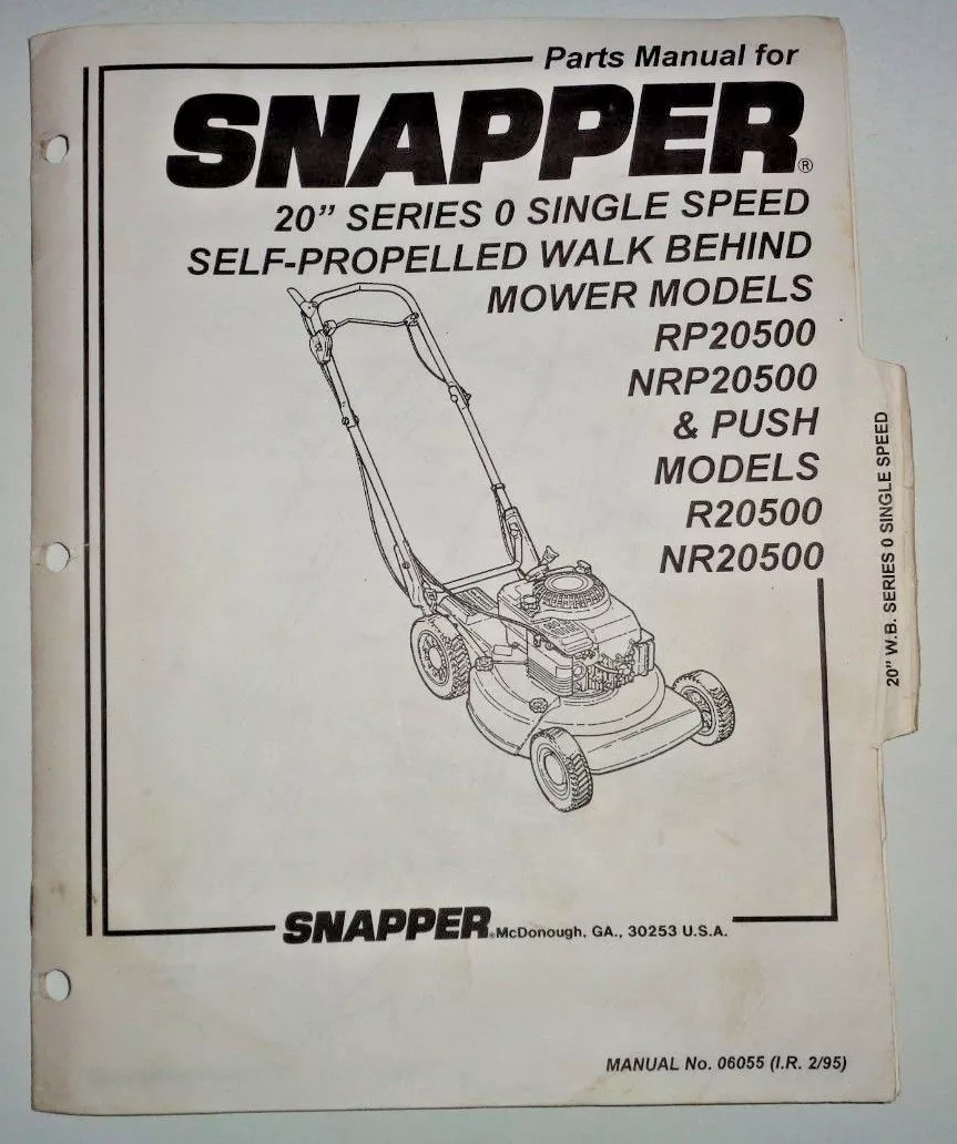 snapper self propelled lawn mower parts diagram