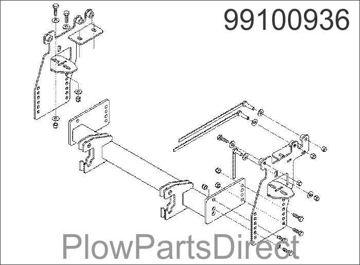 sno way plow parts diagram