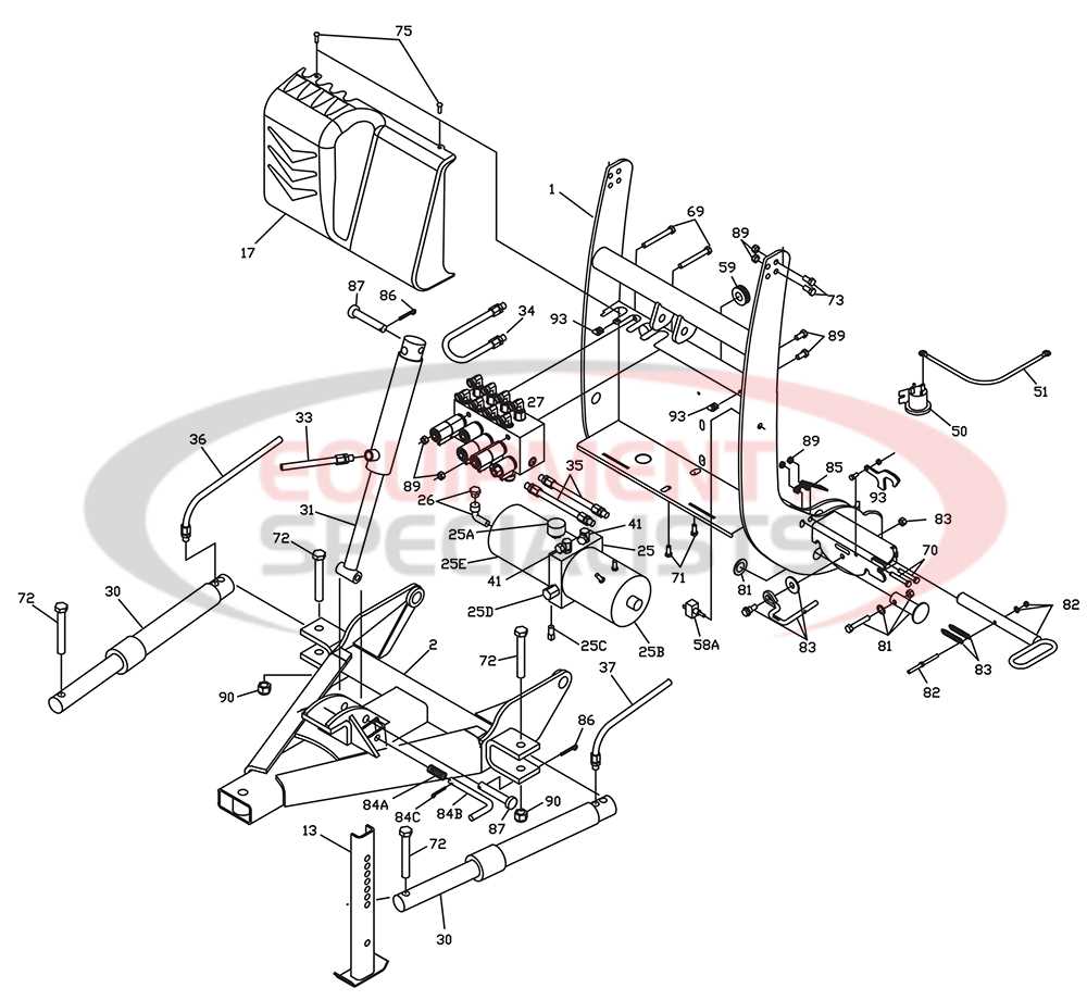 boss snow plow parts diagram