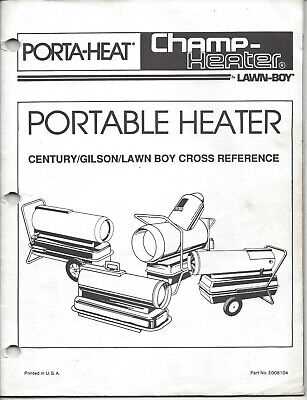 space heater parts diagram