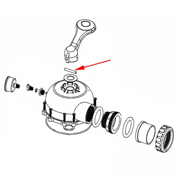 jacuzzi sand filter parts diagram