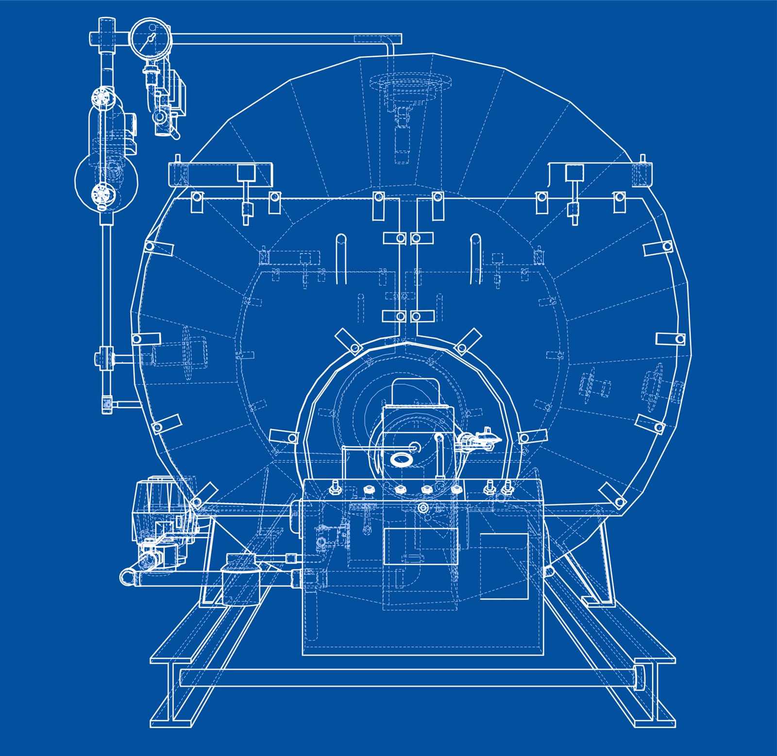 steam boiler parts diagram