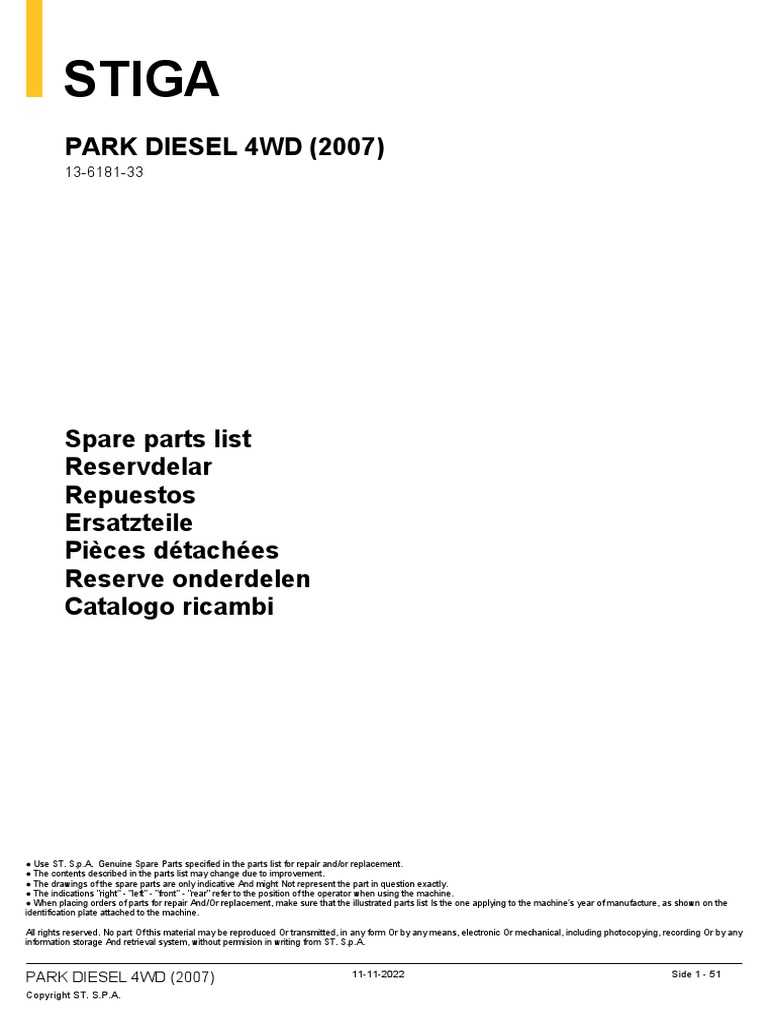 stiga p901 parts diagram