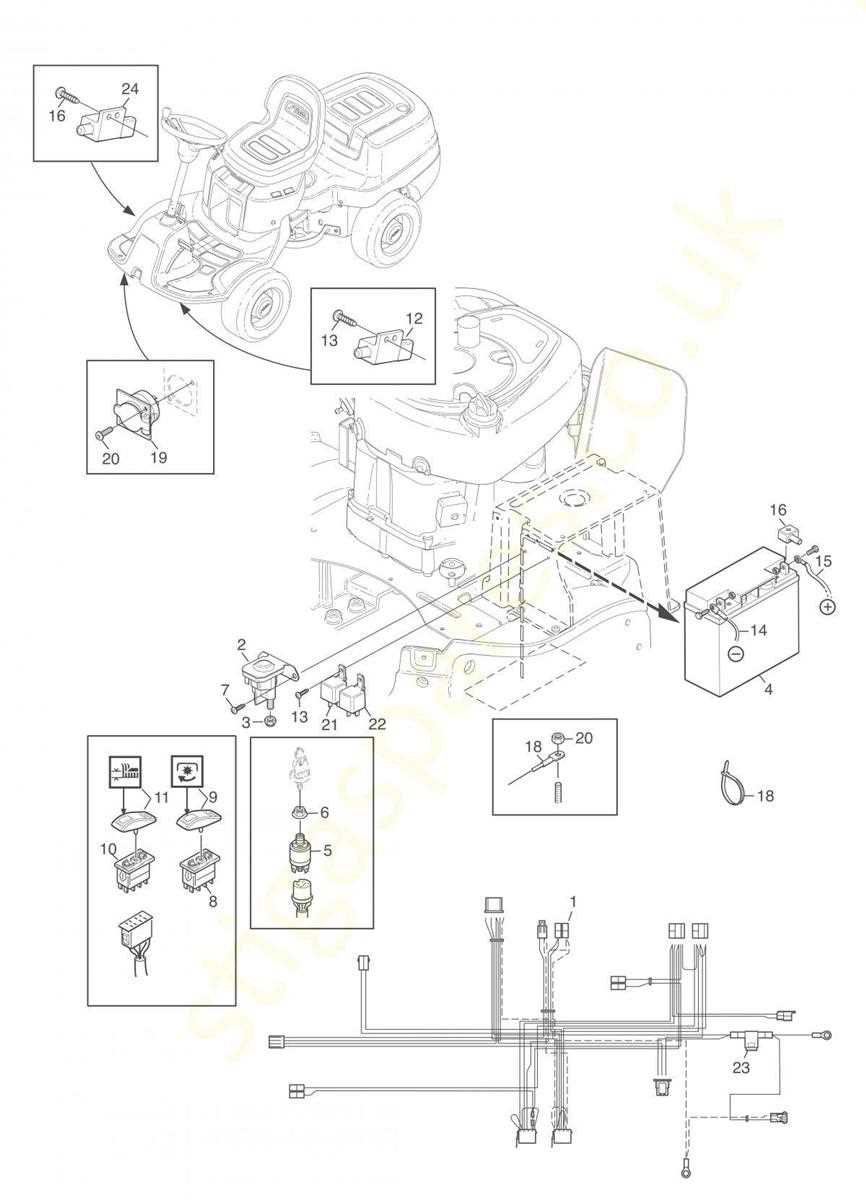 stiga p901 parts diagram