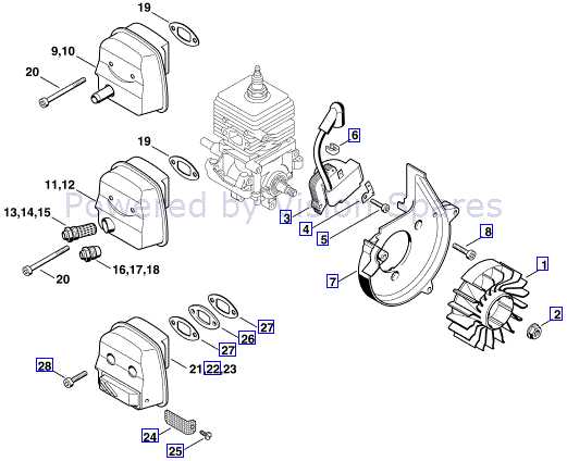 stihl bg55 blower parts diagram