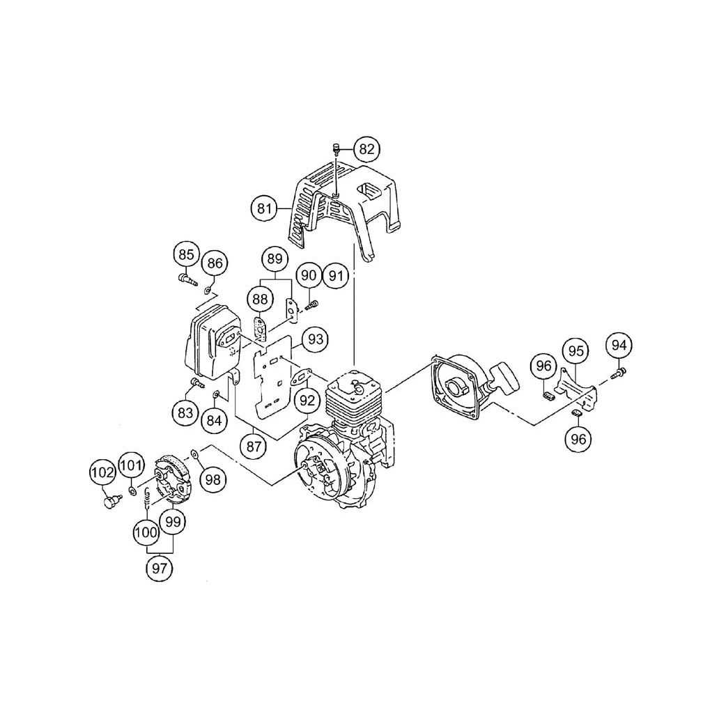 stihl bg55 blower parts diagram