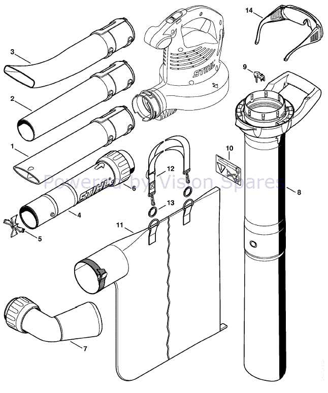 stihl bg72 parts diagram