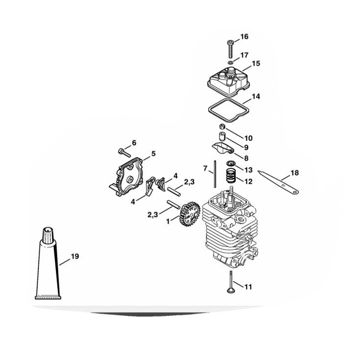 stihl fs 110 parts diagram